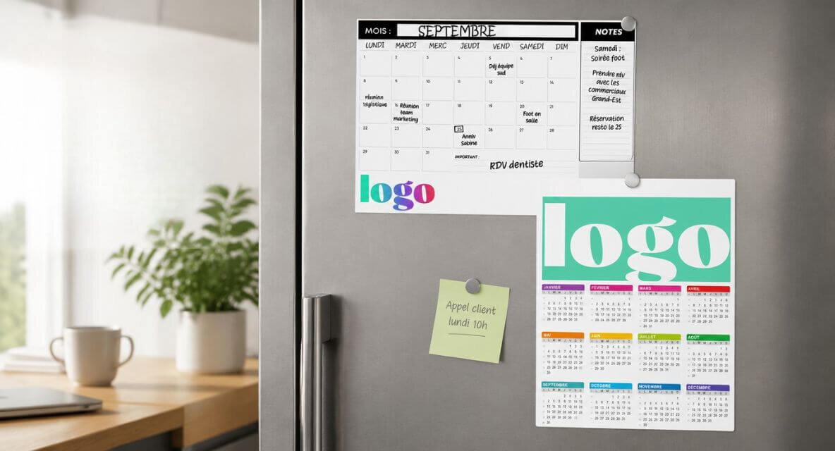 Calendriers magnétiques personnalisés